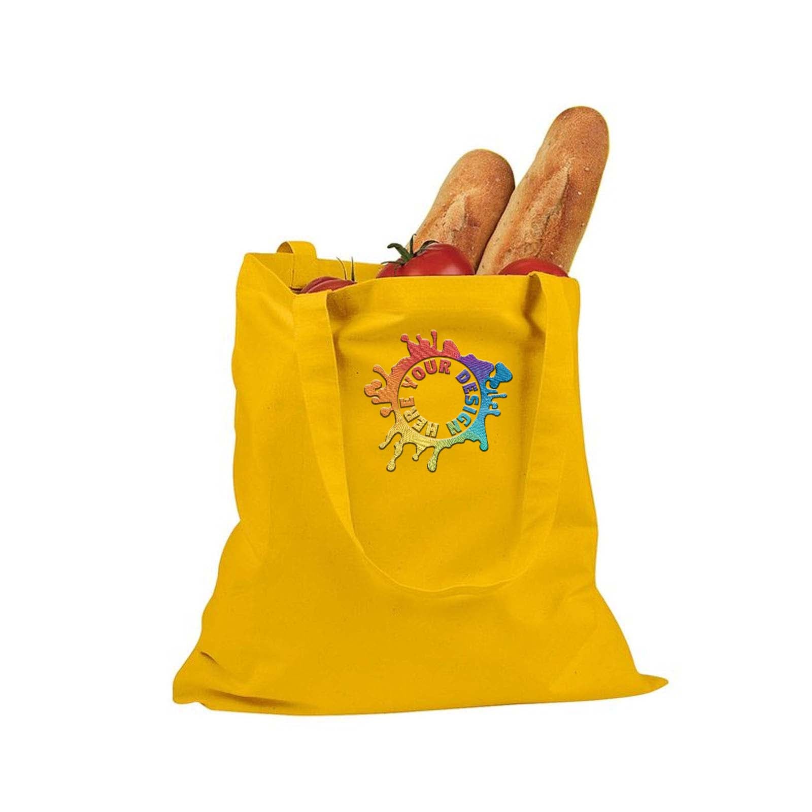 BAGedge 6 oz. Canvas Promo Tote Embroidery - Mato & Hash