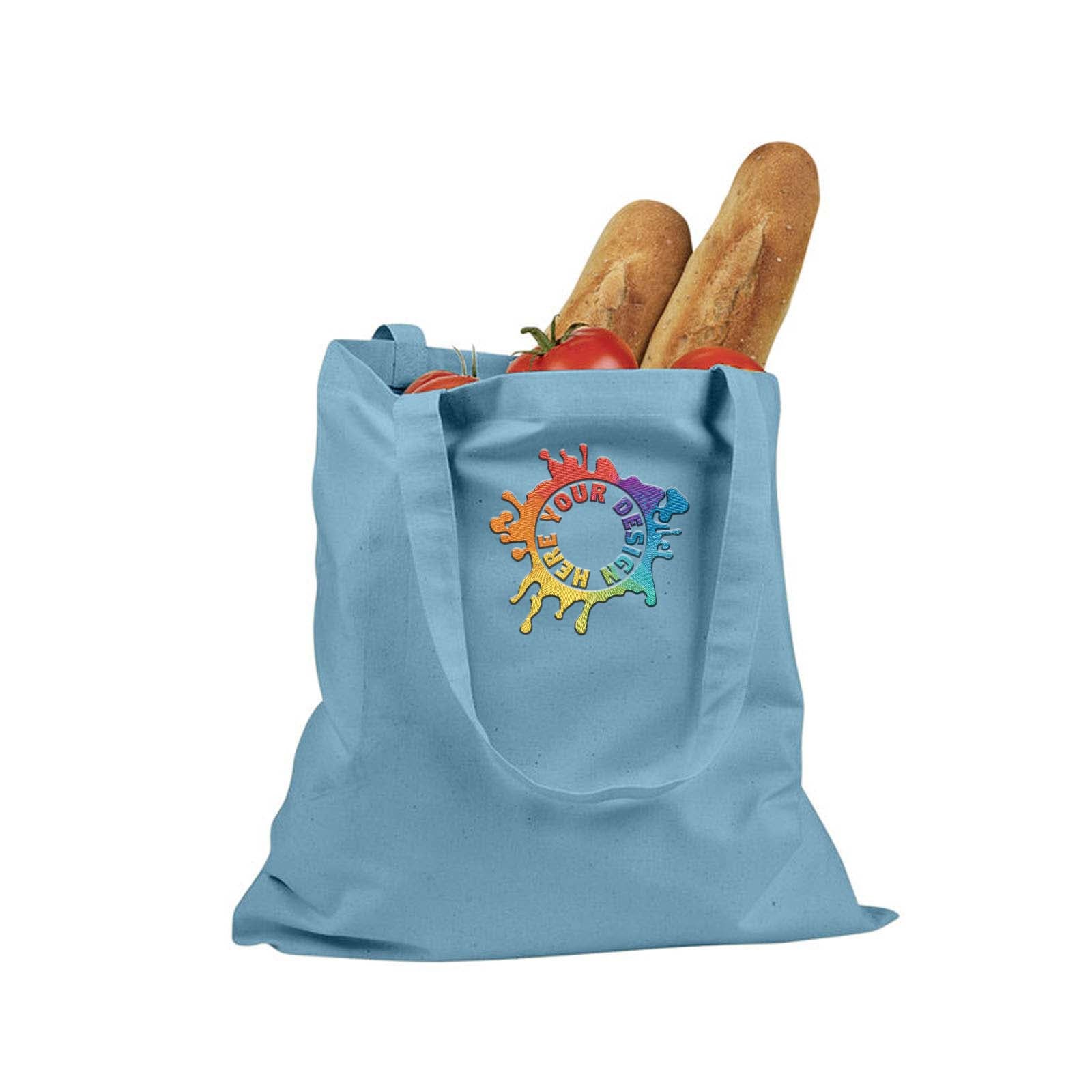 BAGedge 6 oz. Canvas Promo Tote Embroidery - Mato & Hash