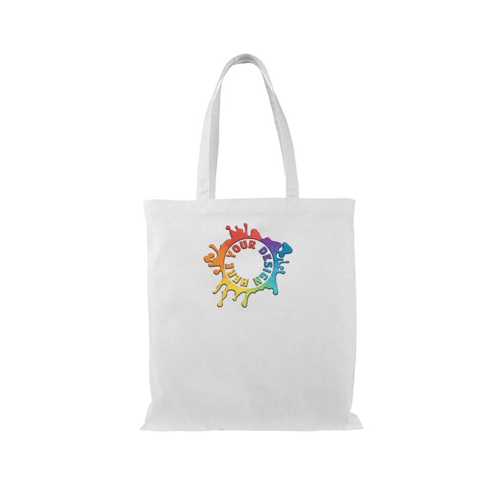 BAGedge 6 oz. Canvas Promo Tote Embroidery - Mato & Hash