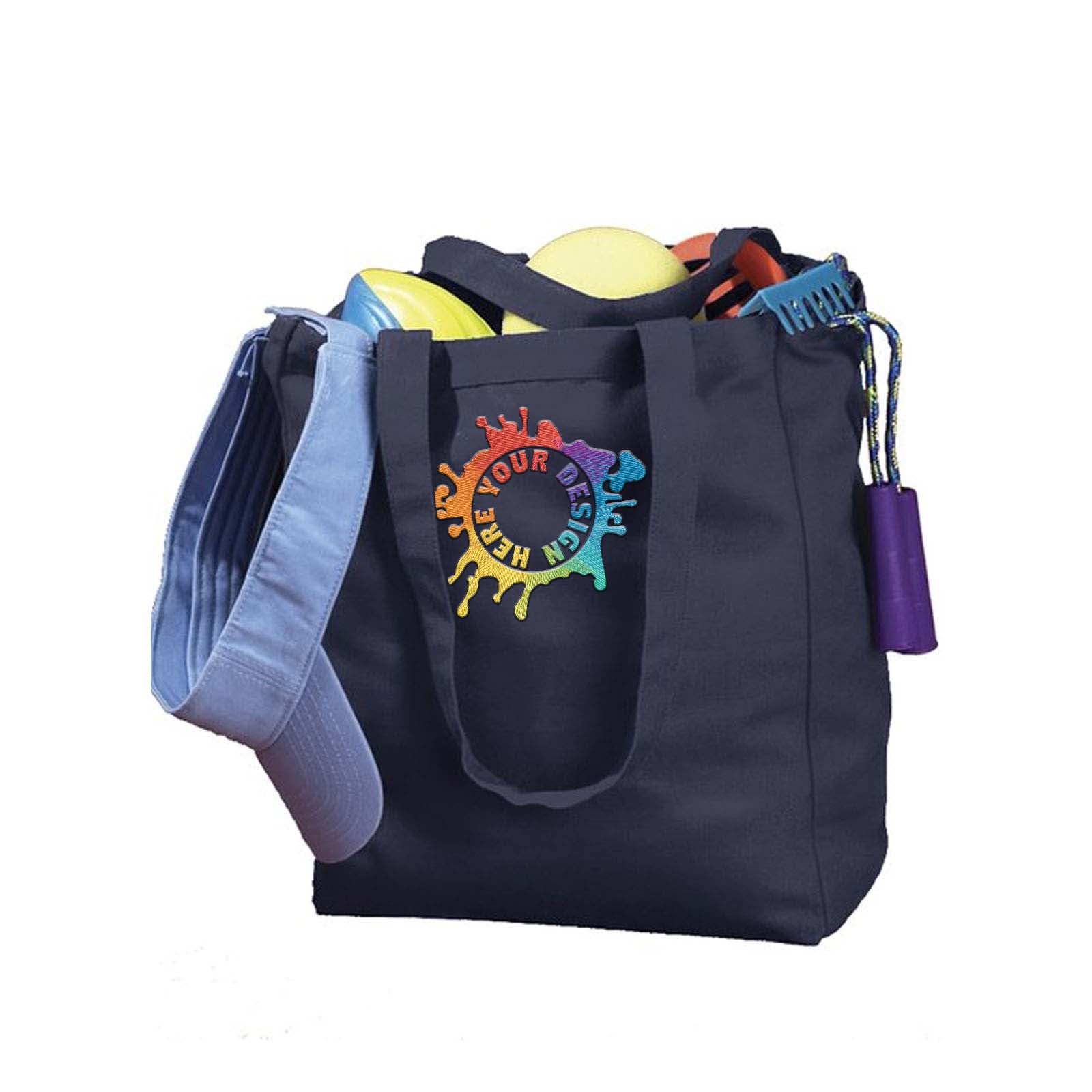 BAGedge Canvas Book Tote Embroidery - Mato & Hash