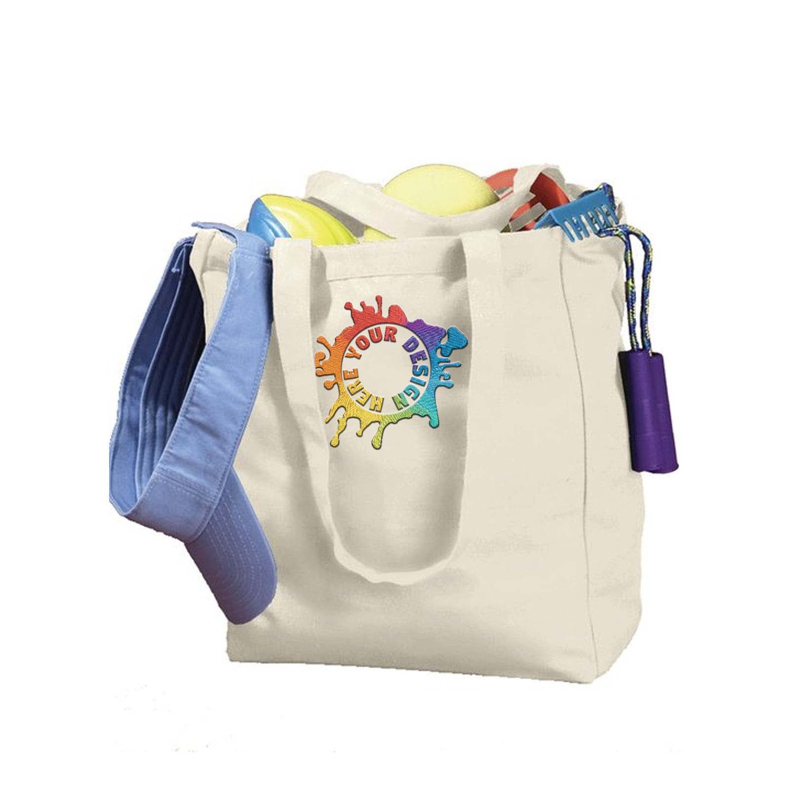 BAGedge Canvas Book Tote Embroidery - Mato & Hash