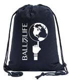 Ball Is Life Basketball Cotton Drawstring Bag