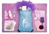 Accessory - Dance Bags, Ballet Backpacks For Girls, Dance Drawstring Cinch Backpacks - Hearts