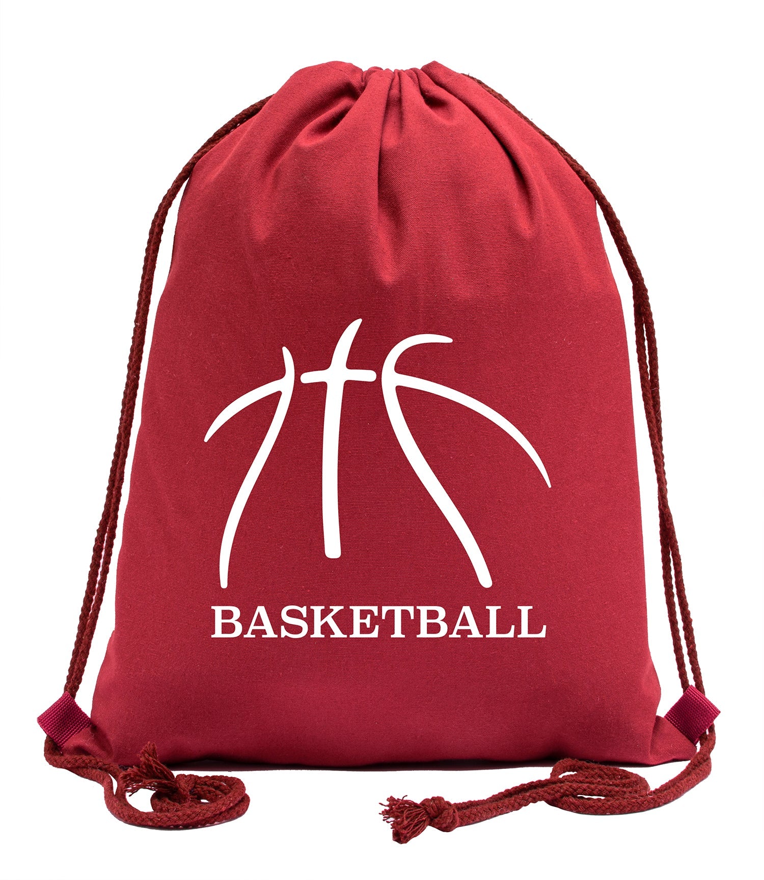 Basketball Seams Cotton Drawstring Bag