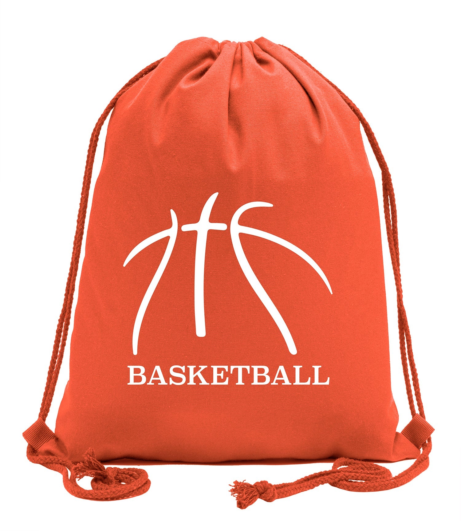 Basketball Seams Cotton Drawstring Bag