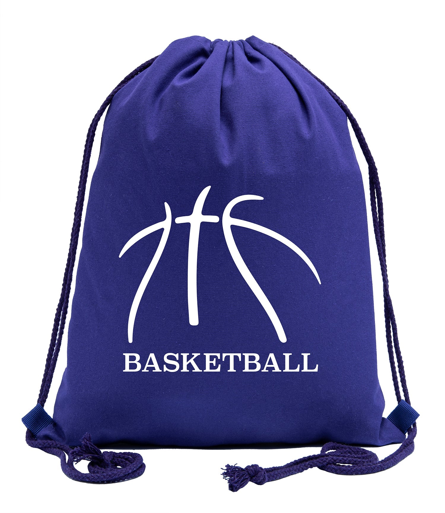 Basketball Seams Cotton Drawstring Bag