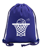 Basketball Swoosh Cotton Drawstring Bag