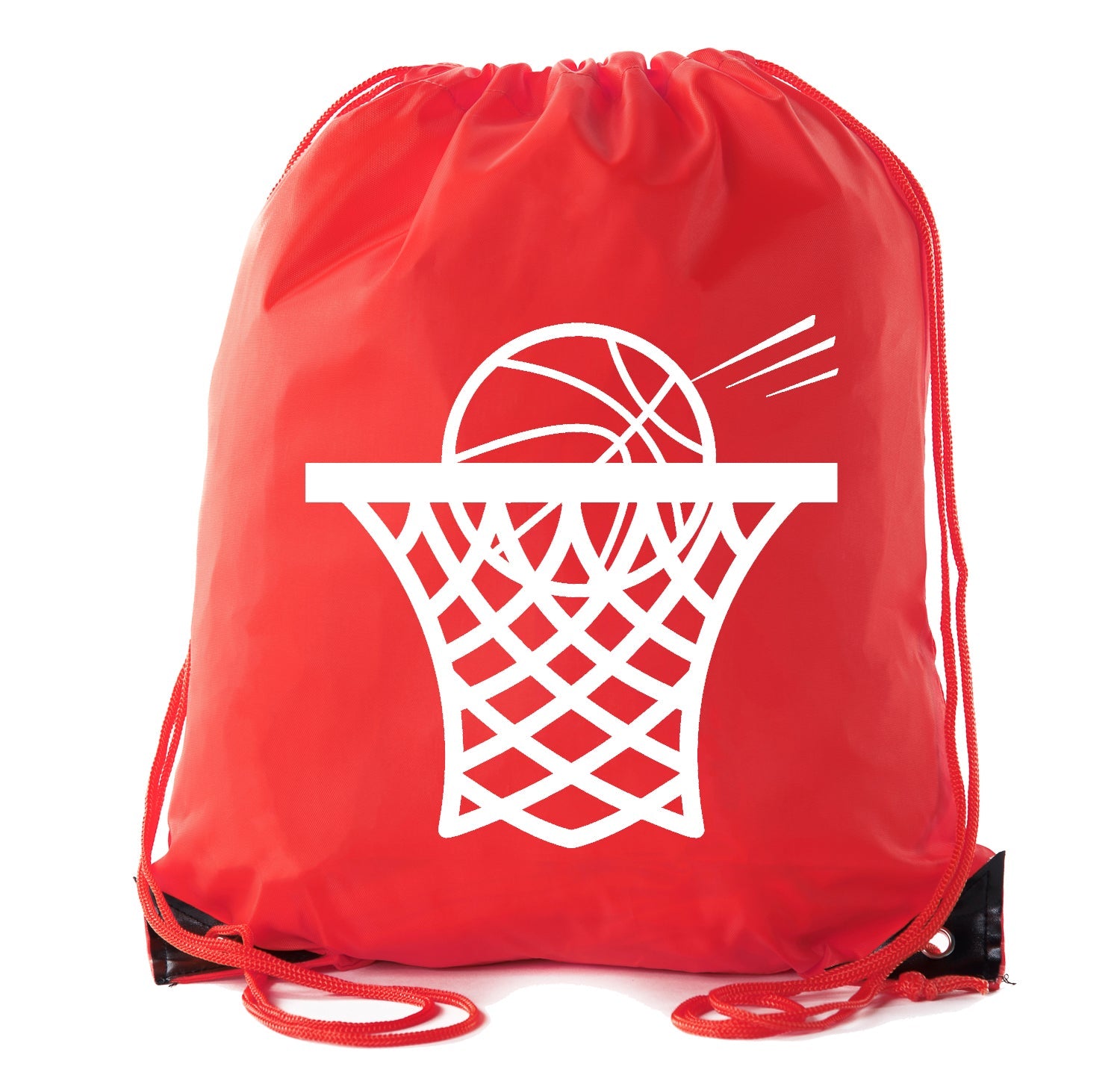 Accessory - Mato & Hash Basketball Drawstring Bags With 3,6, And 10 Pack Bulk Options - Hoop