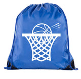 Accessory - Mato & Hash Basketball Drawstring Bags With 3,6, And 10 Pack Bulk Options - Hoop