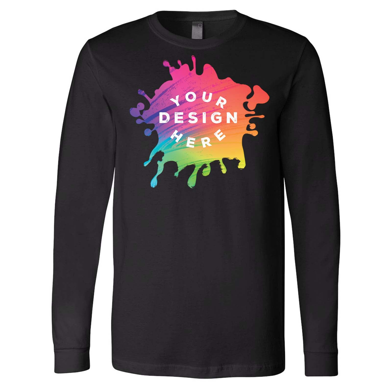 Bella + Canvas Unisex 100% Cotton Long Sleeve T-Shirt - Mato & Hash