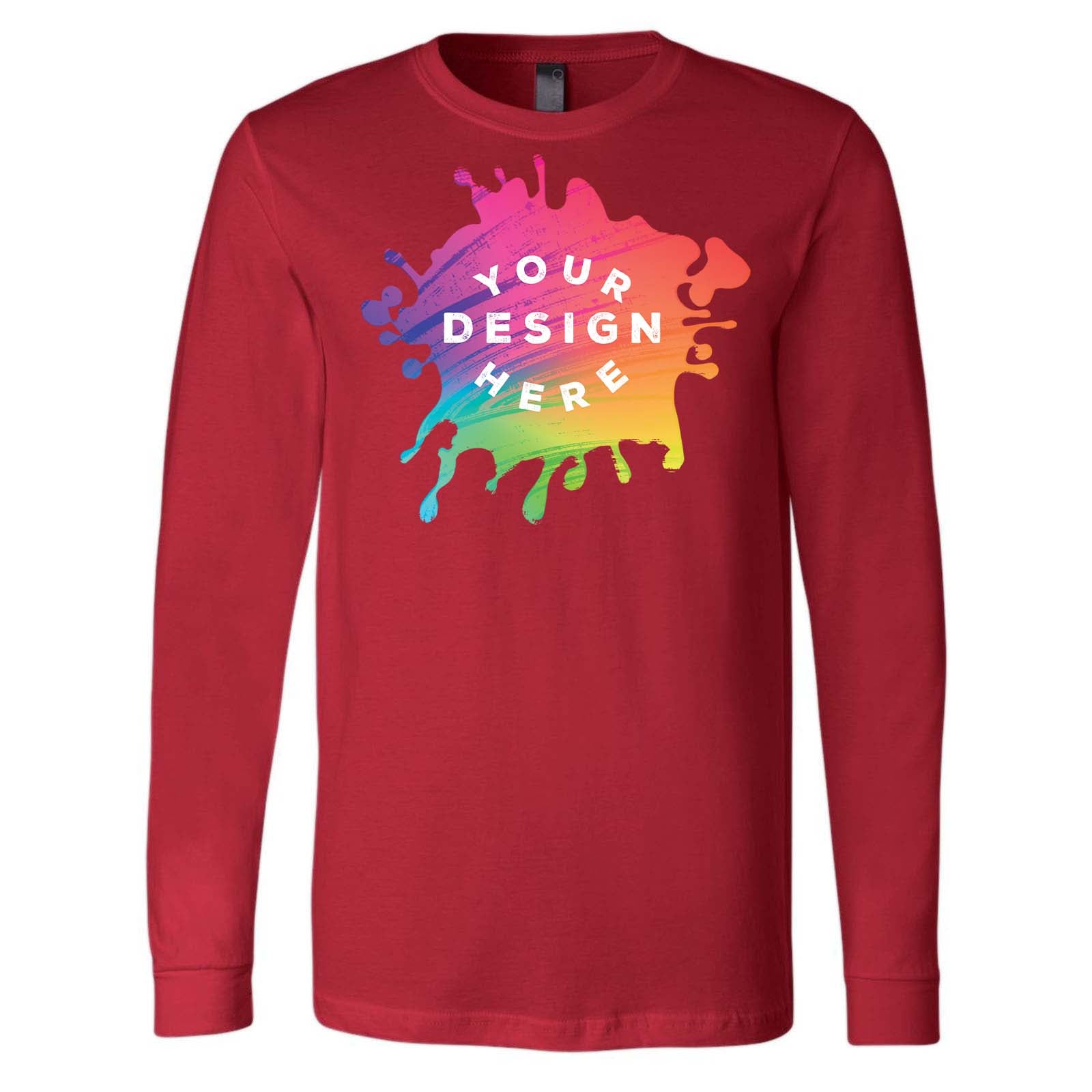 Bella + Canvas Unisex 100% Cotton Long Sleeve T-Shirt - Mato & Hash