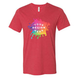 Bella + Canvas Unisex Cotton/Polyester Blend V-Neck T-Shirt - Mato & Hash