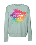 Bella + Canvas Unisex Cotton/Polyester Fleece Drop Shoulder Crew Neck Sweatshirt - Mato & Hash