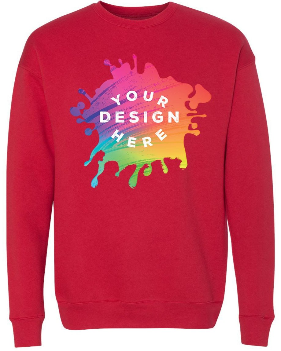 Bella + Canvas Unisex Cotton/Polyester Fleece Drop Shoulder Crew Neck Sweatshirt - Mato & Hash