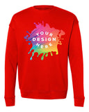 Bella + Canvas Unisex Cotton/Polyester Fleece Drop Shoulder Crew Neck Sweatshirt - Mato & Hash