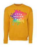 Bella + Canvas Unisex Cotton/Polyester Fleece Drop Shoulder Crew Neck Sweatshirt - Mato & Hash