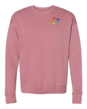 Bella + Canvas Unisex Cotton/Polyester Fleece Drop Shoulder Crew Neck Sweatshirt Embroidery - Mato & Hash