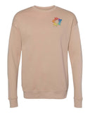 Bella + Canvas Unisex Cotton/Polyester Fleece Drop Shoulder Crew Neck Sweatshirt Embroidery - Mato & Hash