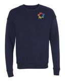 Bella + Canvas Unisex Cotton/Polyester Fleece Drop Shoulder Crew Neck Sweatshirt Embroidery - Mato & Hash