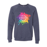 Bella + Canvas Unisex Cotton/Polyester Fleece Raglan Crewneck Sweatshirt - Mato & Hash