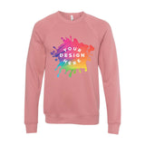 Bella + Canvas Unisex Cotton/Polyester Fleece Raglan Crewneck Sweatshirt - Mato & Hash