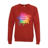 Bella + Canvas Unisex Cotton/Polyester Fleece Raglan Crewneck Sweatshirt - Mato & Hash
