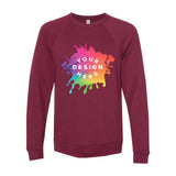Bella + Canvas Unisex Cotton/Polyester Fleece Raglan Crewneck Sweatshirt - Mato & Hash