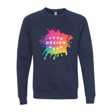 Bella + Canvas Unisex Cotton/Polyester Fleece Raglan Crewneck Sweatshirt - Mato & Hash