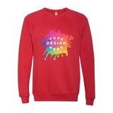 Bella + Canvas Unisex Cotton/Polyester Fleece Raglan Crewneck Sweatshirt - Mato & Hash