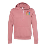 Bella + Canvas Unisex Sponge Fleece Pullover Hoodie Embroidery