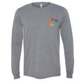 Bella + Canvas Unisex Triblend Long Sleeve T-Shirt Embroidery - Mato & Hash