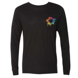 Bella + Canvas Unisex Triblend Long Sleeve T-Shirt Embroidery - Mato & Hash