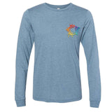 Bella + Canvas Unisex Triblend Long Sleeve T-Shirt Embroidery - Mato & Hash