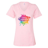 Bella + Canvas Women's 100% Cotton Jersey V-Neck T-Shirt - Mato & Hash