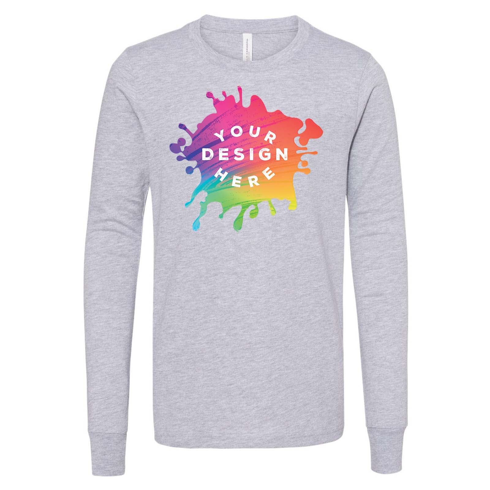 Bella + Canvas Youth Unisex 100% Cotton Long Sleeve T-Shirt - Mato & Hash