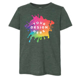 Bella + Canvas Youth Unisex Cotton/Polyester Blend T-Shirt - Mato & Hash