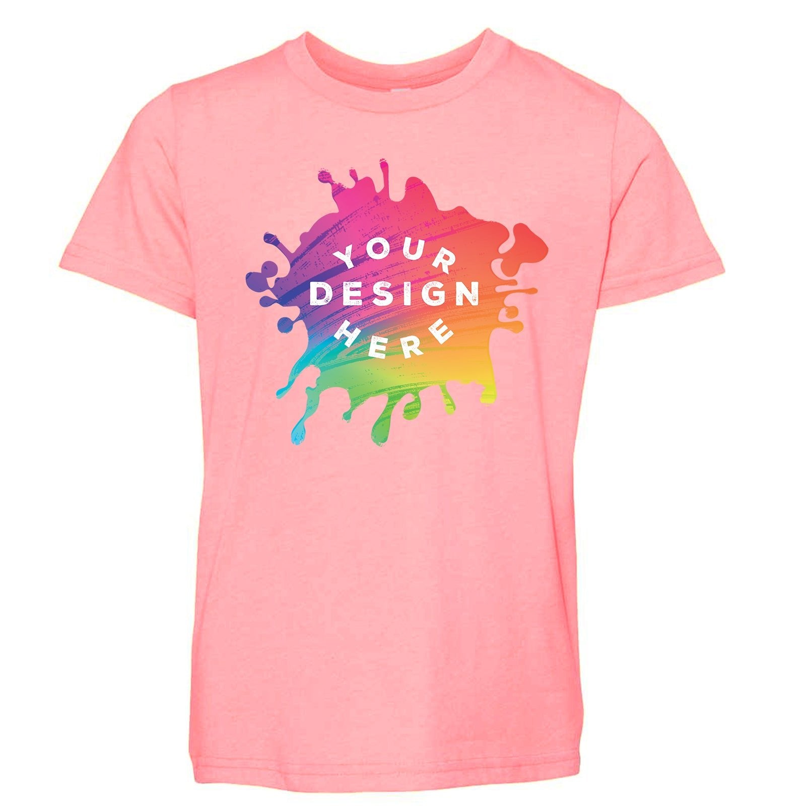 Bella + Canvas Youth Unisex Cotton/Polyester Blend T-Shirt - Mato & Hash