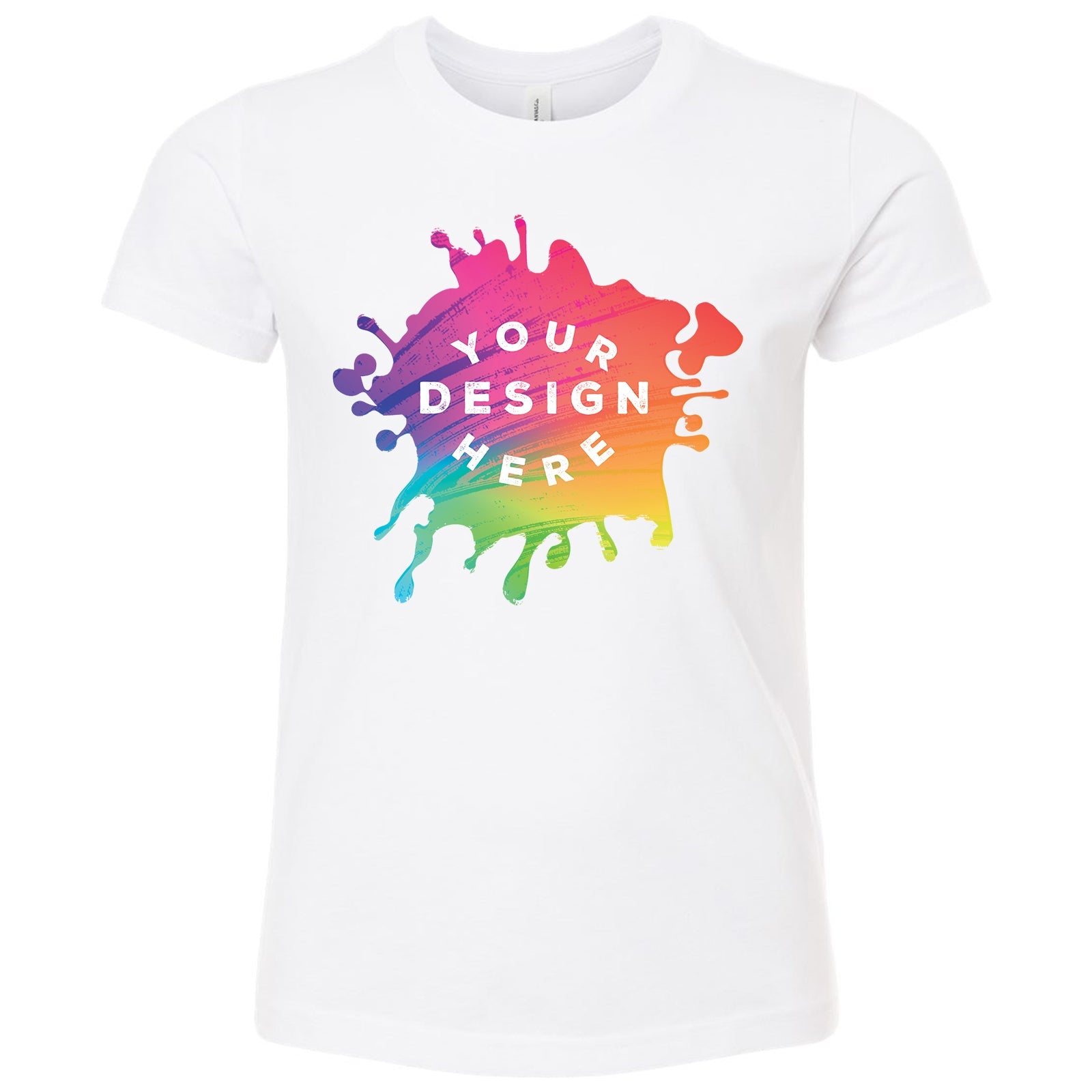 Bella + Canvas Youth Unisex Cotton/Polyester Blend T-Shirt - Mato & Hash