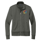 Brooks Brothers® Women’s Double-Knit Full-Zip Embroidered - Mato & Hash