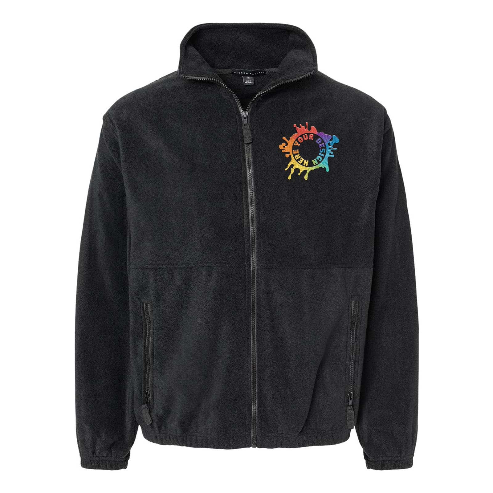 Burnside Polar Fleece Full-Zip Jacket Embroidery - Mato & Hash