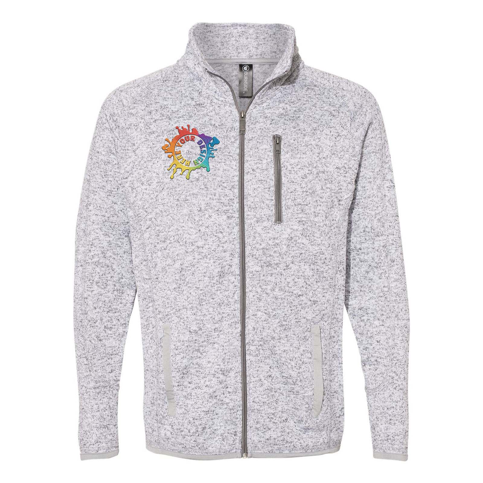 Burnside - Sweater Knit Jacket Embroidery - Mato & Hash