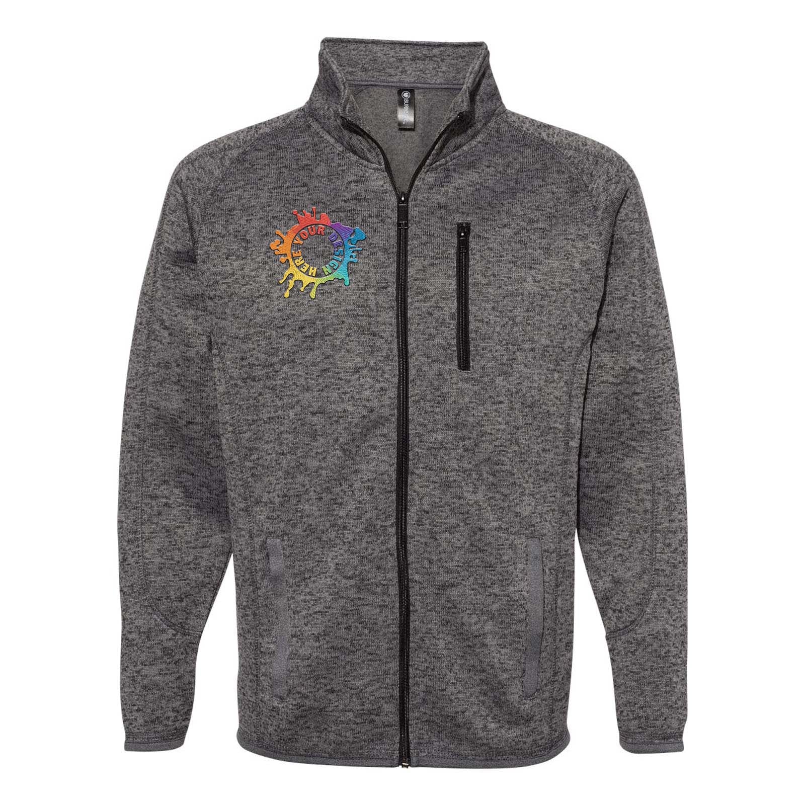 Burnside - Sweater Knit Jacket Embroidery - Mato & Hash