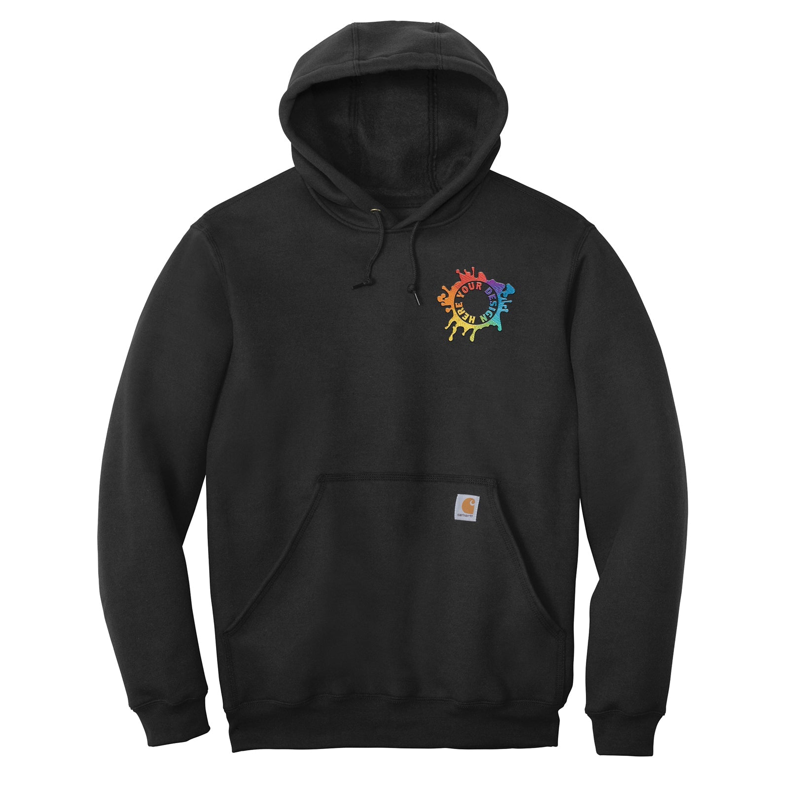 Carhartt Men's Cotton/Polyester Midweight Hooded Sweatshirt Embroidery - Mato & Hash
