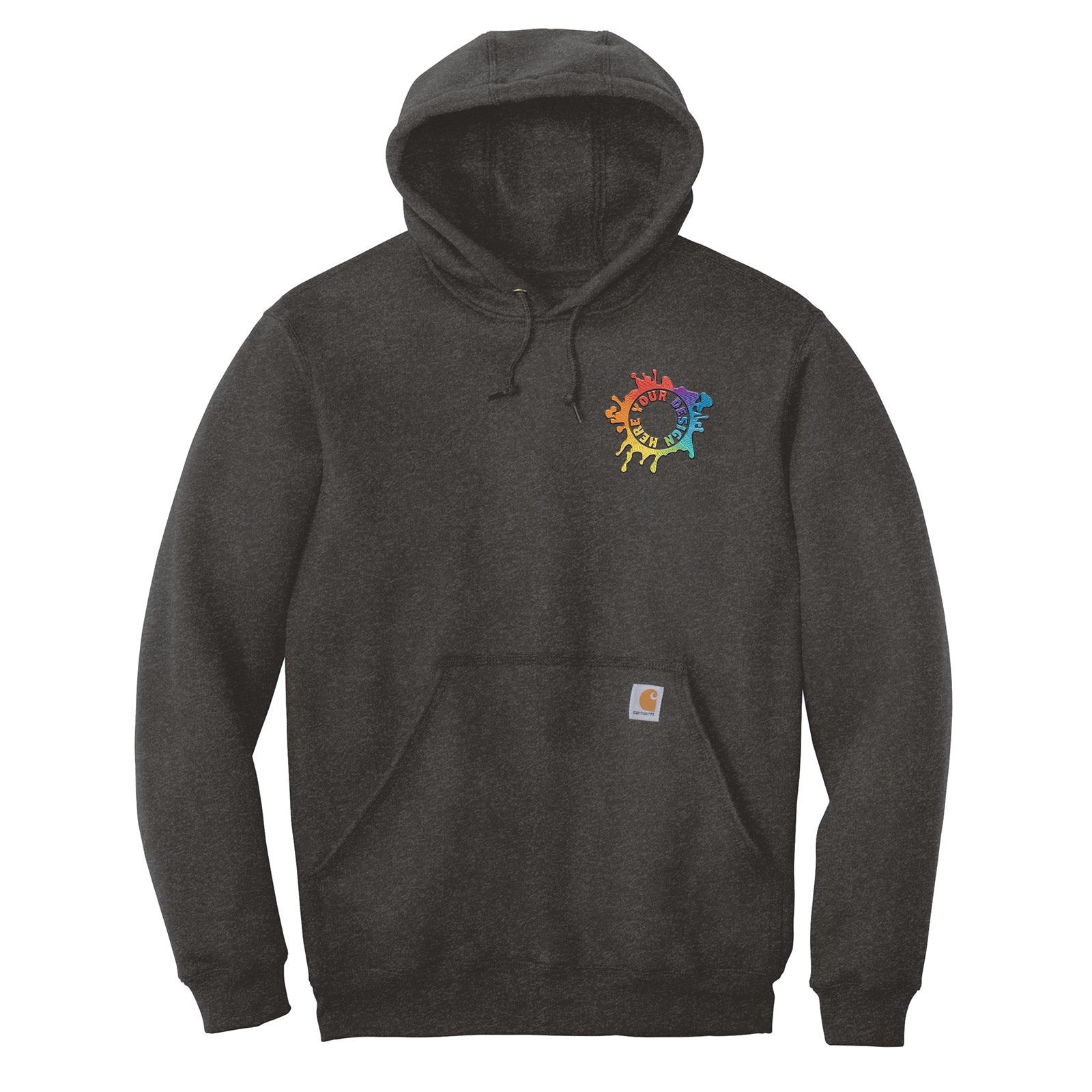 Carhartt Men's Cotton/Polyester Midweight Hooded Sweatshirt Embroidery - Mato & Hash