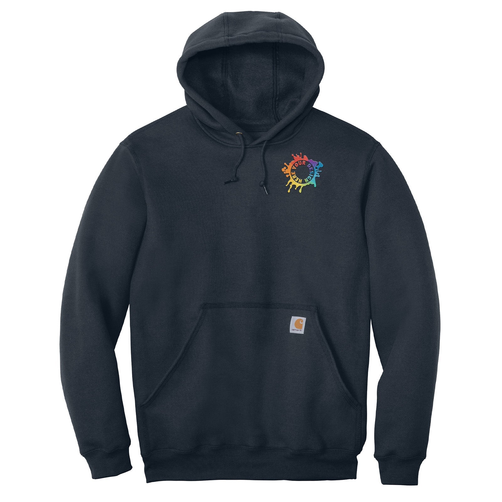 Carhartt Men's Cotton/Polyester Midweight Hooded Sweatshirt Embroidery - Mato & Hash