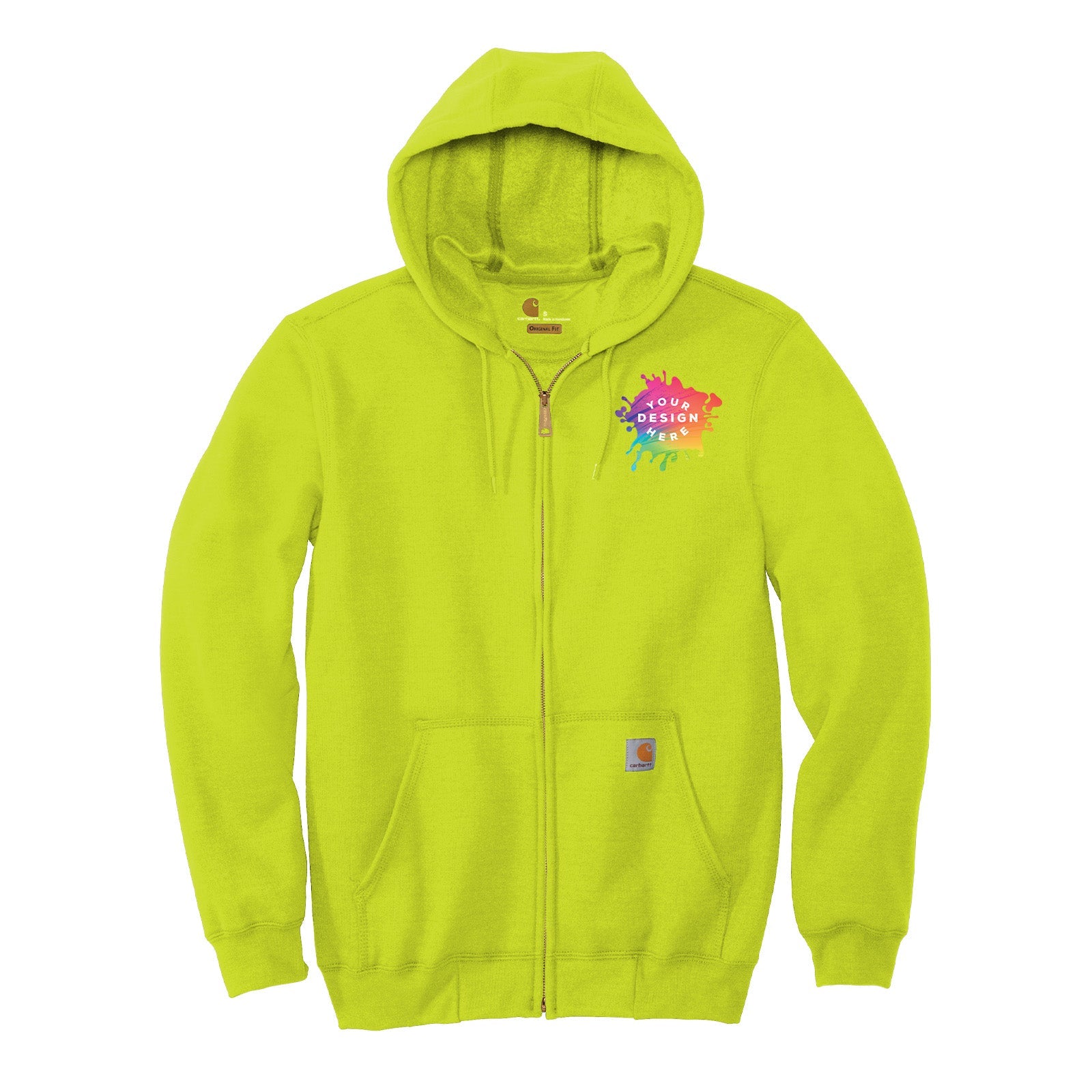 Carhartt Men's Cotton/Polyester Midweight Hooded Zip-Front Sweatshirt - Mato & Hash