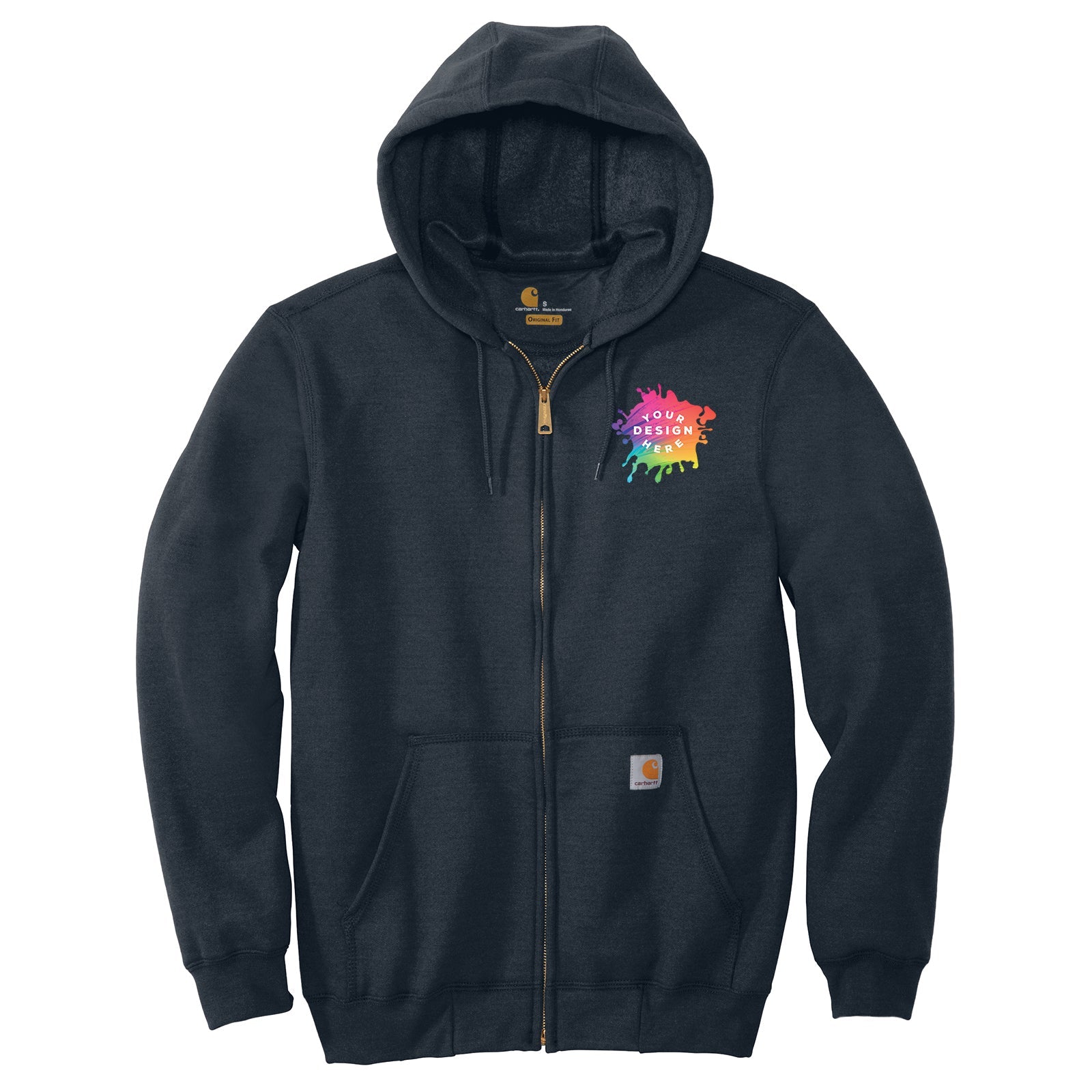 Carhartt Men's Cotton/Polyester Midweight Hooded Zip-Front Sweatshirt - Mato & Hash