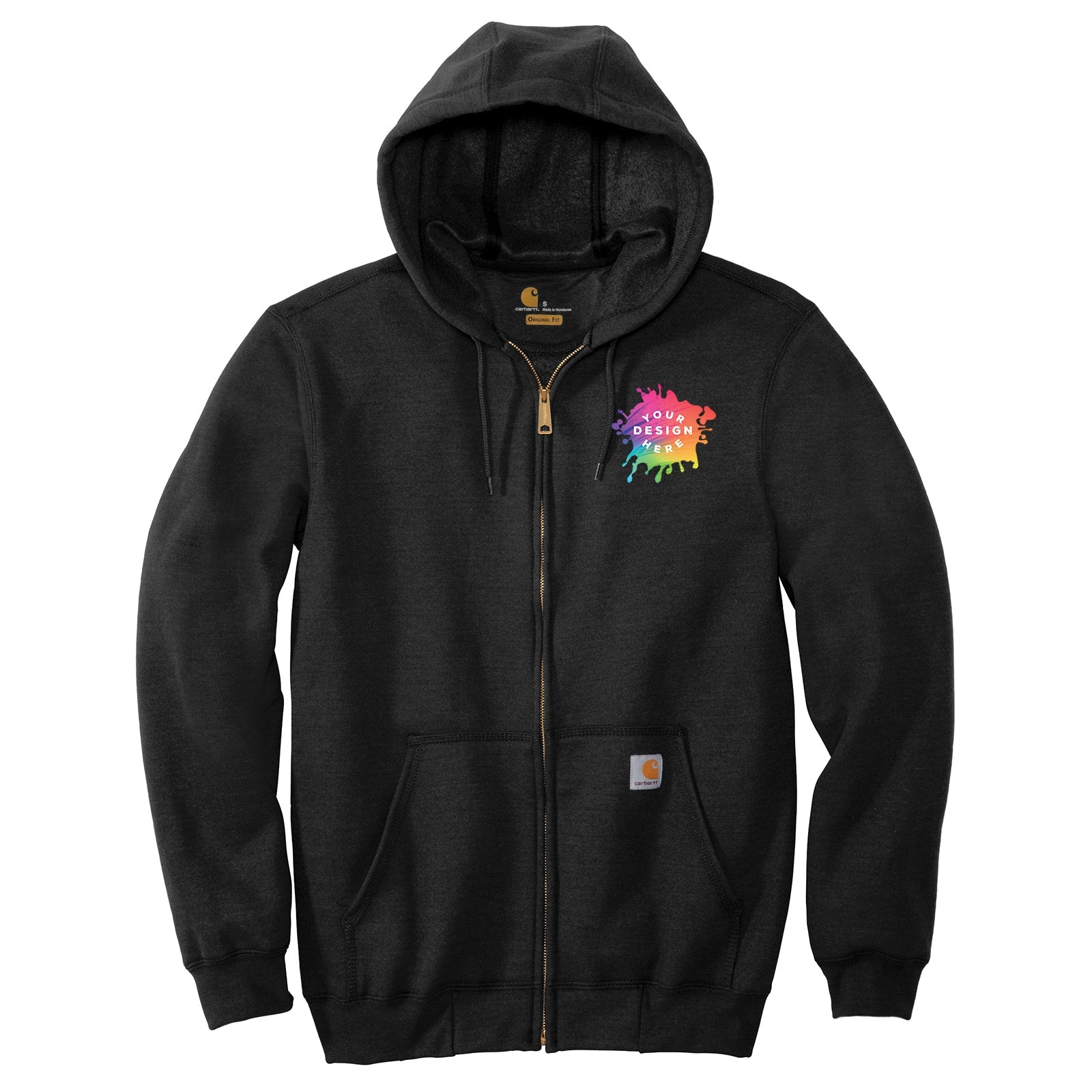 Carhartt Men's Cotton/Polyester Midweight Hooded Zip-Front Sweatshirt - Mato & Hash