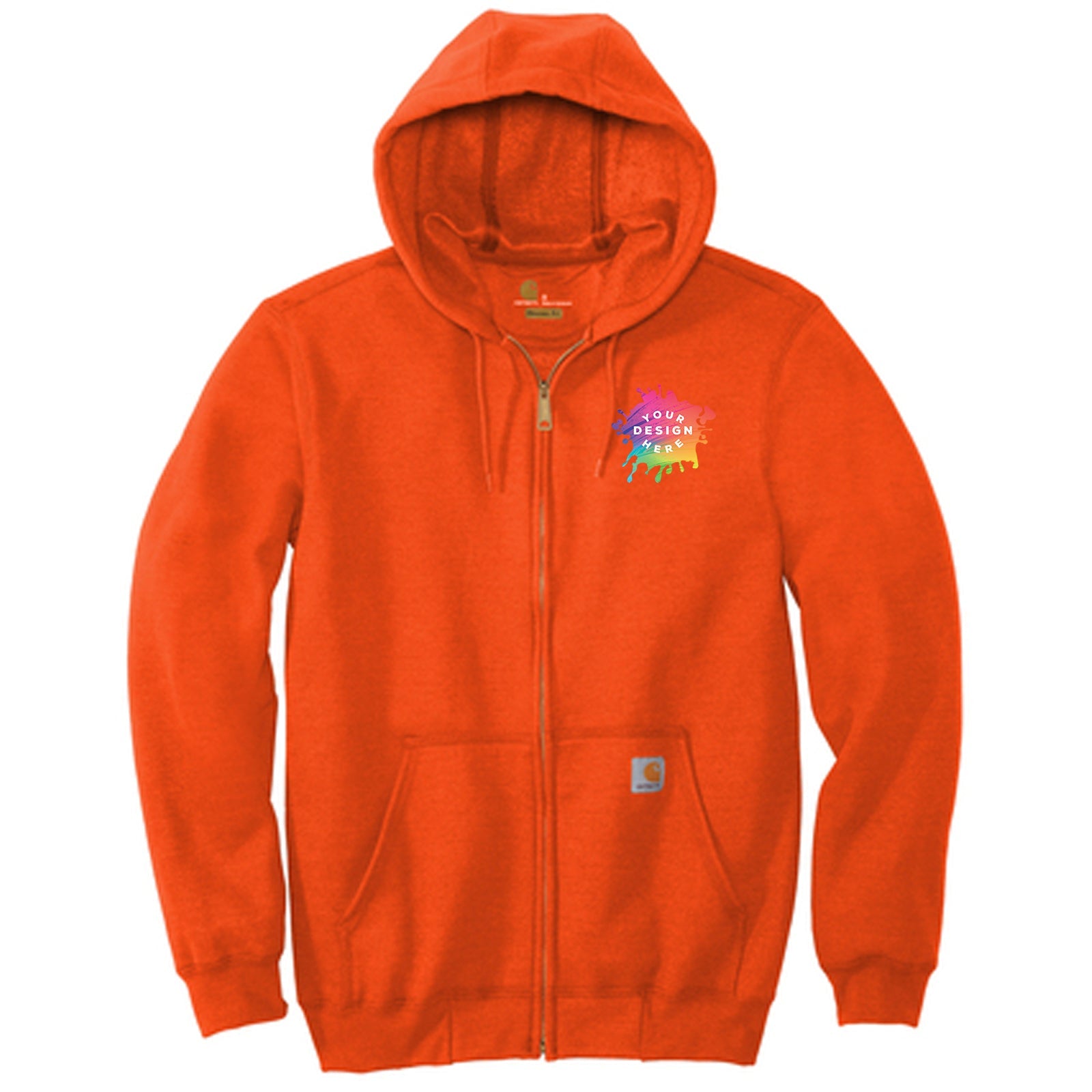 Carhartt Men's Cotton/Polyester Midweight Hooded Zip-Front Sweatshirt - Mato & Hash