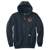 Carhartt Men's Cotton/Polyester Midweight Hooded Zip-Front Sweatshirt Embroidery - Mato & Hash